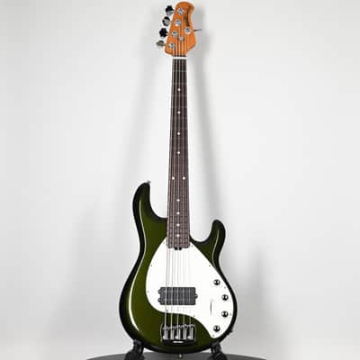 Ernie Ball Music Man StingRay 5 Special H 5-String Bass Guitar- Fallout Green (K07301) image 2