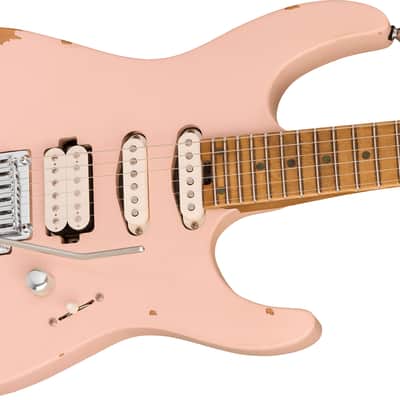 Charvel Pro-Mod Sig Rick Graham DK24 2PT CM Worn Shell Pink with Bag image 4