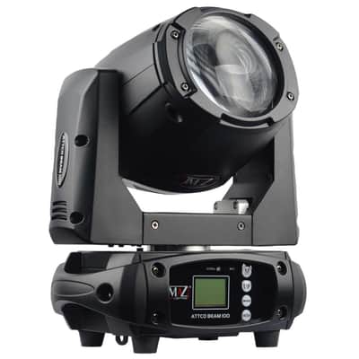 JMAZ Lighting JZ3012 Attco Beam 100 Black DJ Party DMX LED Moving Head Lights 4-Pack image 4