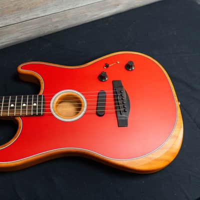 Fender American Acoustasonic Stratocaster - Dakota Red (IT-S) image 15