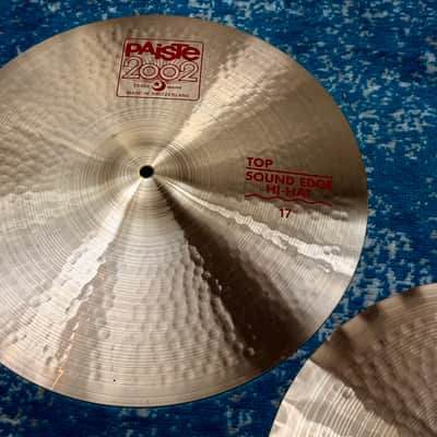 Don’t pay £477!! MASSIVE 17” Paiste 2002 SOUND-EDGE Hihats 1547g 1705g image 4