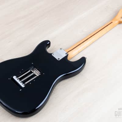 1986 Squier by Fender Bullet S3T (V2) Black w/ American Standard Pickups, E6-Serial Japan MIJ Fujigen image 14