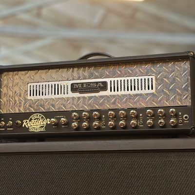 Mesa Boogie Dual Rectifier Solo Head 3-Channel 100W Amp - Chrome Panel image 3
