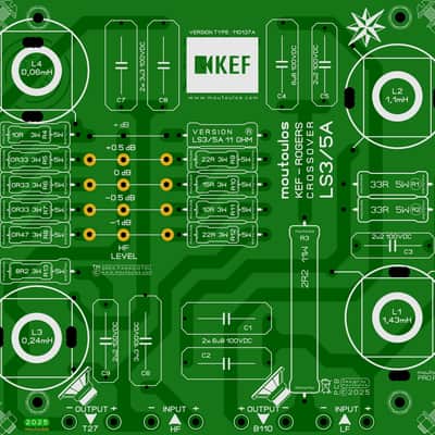 Crossover BBC-Rogers-KEF LS3-5A (LS3/5A) PurplePCB image 8