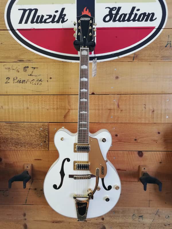 Gretsch G5422TG Electromatic Classic Hollow Body Double Cutaway Snow Crest White image 1
