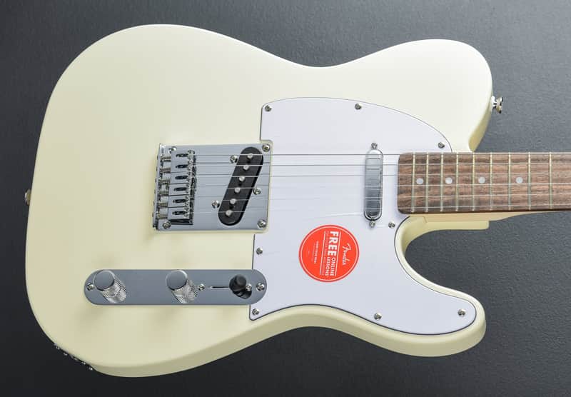 Squier Affinity Series Telecaster - Olympic White w/Indian Laurel image 1