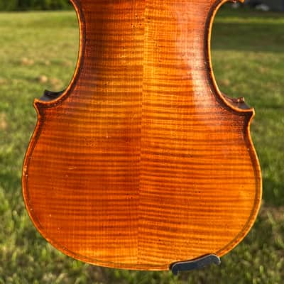 Deep Old Violin labeled “Testore” Czech 4/4 image 2