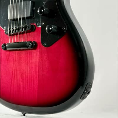 Music Man StingRay HT Guitar Raspberry Burst w/bag image 3