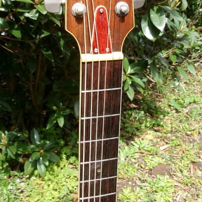 Yamaha FG450 Green Label Nippon Gakki Japan 1972 to 74 Natural New Jakaranda + Original Rocket case image 5