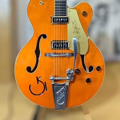 Stunning Gretsch G6120T-55 Vintage Select Edition Bigsby Orange imagen 5