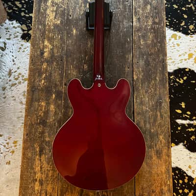 Epiphone 2001 Riviera Electric Guitar Cherry Finish Peerless Factory Korea w/ OHSC image 22