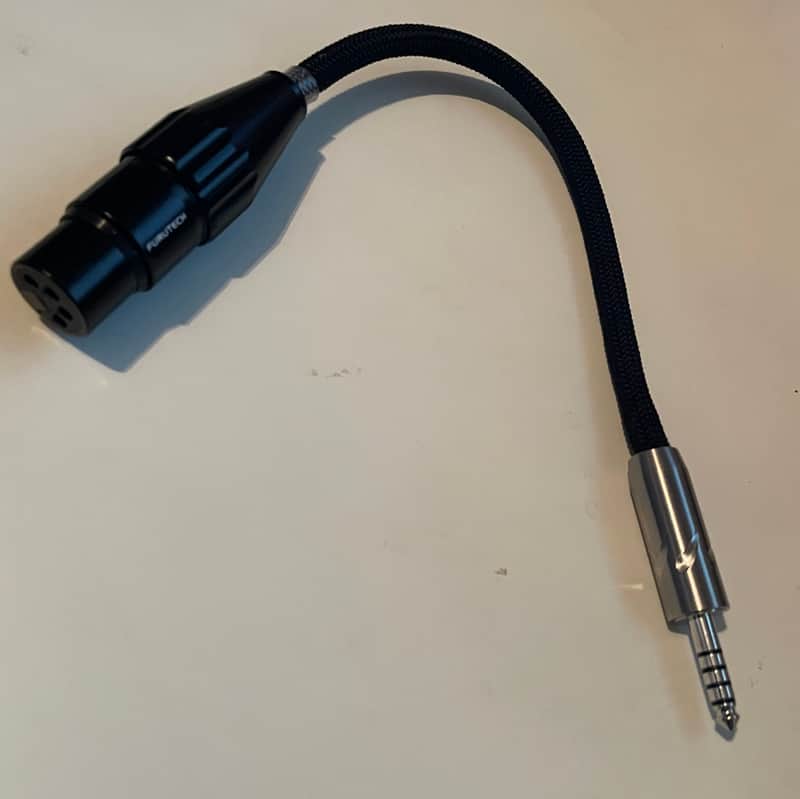 Arctic Cables Silver/Palladium 4-pin XLR to 4.4mm headphone cable adapter image 1