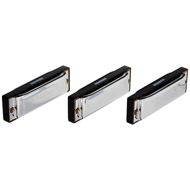 2025 Unbranded 3P1501Bx Bluesband Harmonica Set Of 3 - Keys Of...