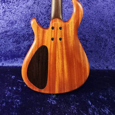 Drake Custom Short Scale 4 Bass Guitar, Natural Oil image 2
