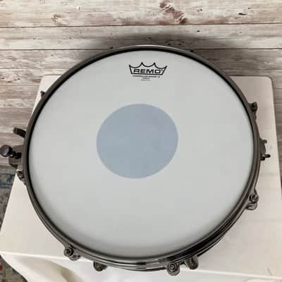 Used Orange County Drums and Percussion 13x4.5" Steel Snare BLACK NICKEL image 7