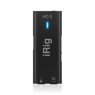 IK Multimedia iRig HD 2 Mobile USB Guitar Interface 2010s - Black image 1