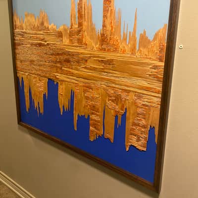 ART Studio art 2026 - Wood on canvas image 5