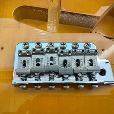 Fender Japan ST62 Stratocaster Body Sunburst with Original Bridge Made in Japan image 6