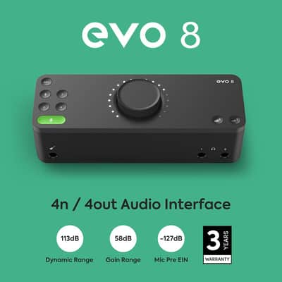 Audient EVO 8 4 in/4 out USB Audio Interface image 3