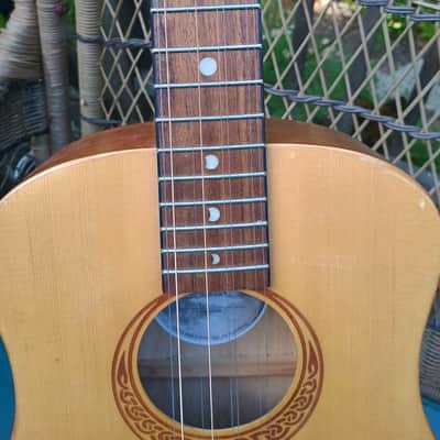 Tenor Guitar/Mandola 8-string Converted Luna Safari travel guitar image 3