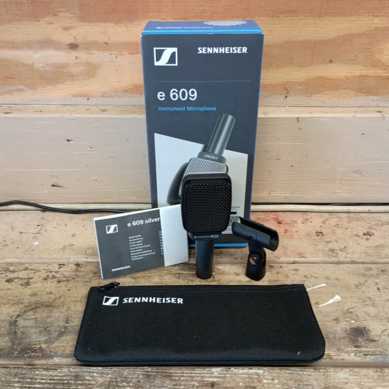 Sennheiser e609 Silver Supercardioid Dynamic Microphone - Dark Gray image 1