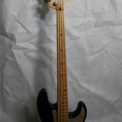 1997 FENDER CALIFORNIA SERIES PRECISION BASS @ USA @ BLACK w/GOLD METAL PICK image 5