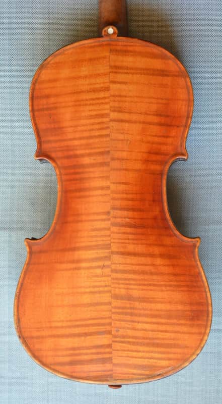 Unbranded 4/4 full size violin 1800's image 1