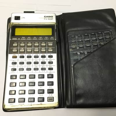 Casio FX-502P Vintage Calculator 1979 Kraftwerk Pocket Calculator Computer World image 1