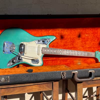 Rare! John Frusciante! Fender Jaguar 1965 - Ocean Turquoise image 1