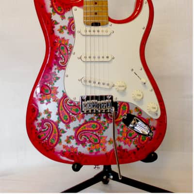 Firefly FFST-SRD-560 Pure Series Electric Guitar - Red Paisley Color image 4