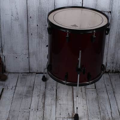 Pearl EX Export Series 6 Piece Drum Set with 22 Bass Wine Red w Black Hardware image 7