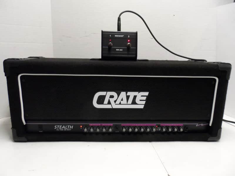 Crate Stealth GT100H 100 Watt Tube 3 Channel w Footswitch Amp Lee Jackson Designed High Gain GT-100H image 1