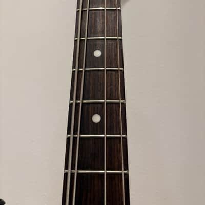 Ernie Ball Music Man Stingray 4 HH 2014 Limited Edition All Rosewood Neck and Fretboard - White image 5