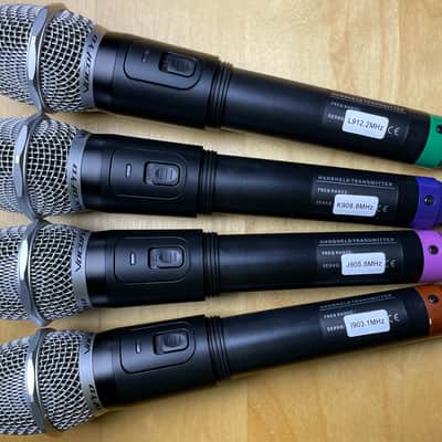 VocoPro Digital-Quad-H3 Four-Channel UHF Wireless Handheld Microphone System (903.1 to 912.2 MHz) image 2