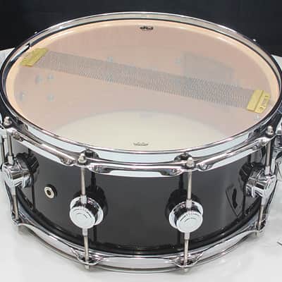 DW Collectors Maple SSC 6" x 14" Snare Drum w/ VIDEO! 11+3 Gloss Black FinishPly image 4