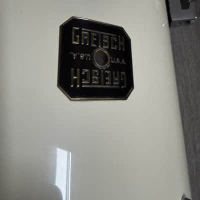 Gretsch Vintage Early 80s 13x15 (15 Diameter) Tom Floor Tom White Nitron Jasper Shell Excellent Condition image 5