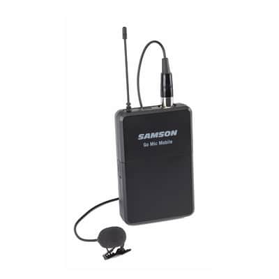 Samson SWGMMLAV Go Mic Mobile Wireless Beltpack Transmitter with LM8 Lavalier Microphone image 1