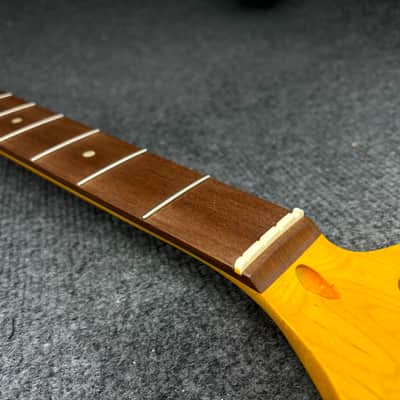 Electric bass guitar neck/T 2025020502 (21frets  ) maple/Purple core wood image 10