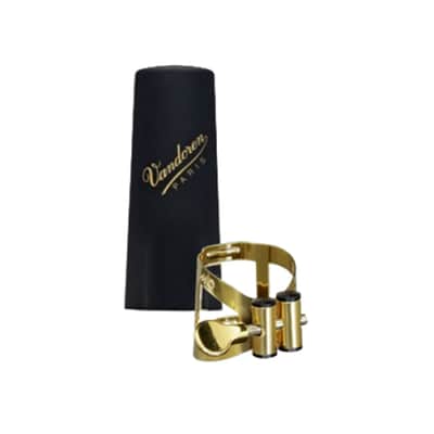 Vandoren M/O Finition Vieil Or LC57AP - ligature avec couvre-bec pour saxophone alto image 1