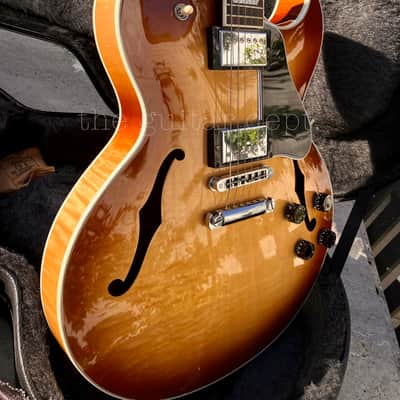 ♚RARE♚SUBLIME♚ 2009 GIBSON Custom Shop ES-137 Classic♚LIGHTBURST FIGURED♚335*339 image 9
