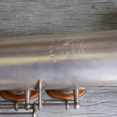 Buescher True Tone Soprano 1924 Silver Plated Sax Bild 6