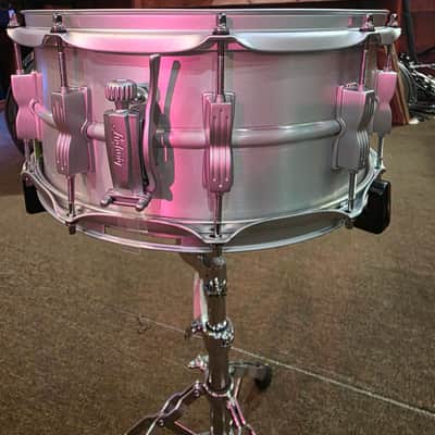 Ludwig Limited Edition Acrolite Snare Drum - 6.5x14 - Satin Chrome image 9