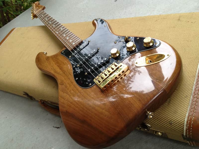 Fender Walnut Strat 1982 Natural Walnut w/Original Tweed Case! image 1