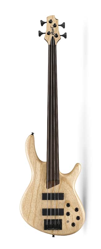 Cort Artisan B4FL-Plus-AS-OPN Ash, Bolt on Neck, Mark Bass Pre Amp, Fretless, Free Shipping image 1