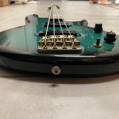 Aria Pro II  RSB Deluxe II Bass 1983 - Blue Burst MIJ Matsumoku John Taylor Cliff Burton image 5
