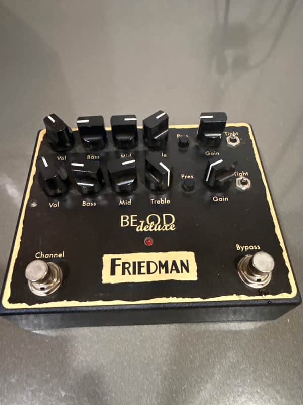Friedman BE-OD Deluxe Overdrive 2018 - 2019 - Black image 1