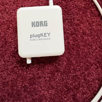 Korg PLUGKEY-WH Mobile MIDI/Audio Interface for iOS with Lightning 2010s - White image 2