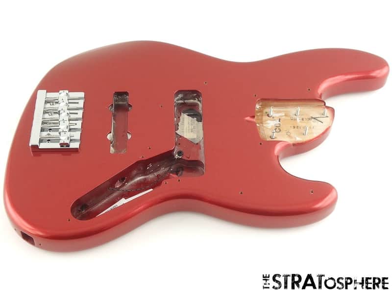 Fender American Ultra II Jazz Bass V 5 String, BODY & HARDWARE USA Sinister Red image 1