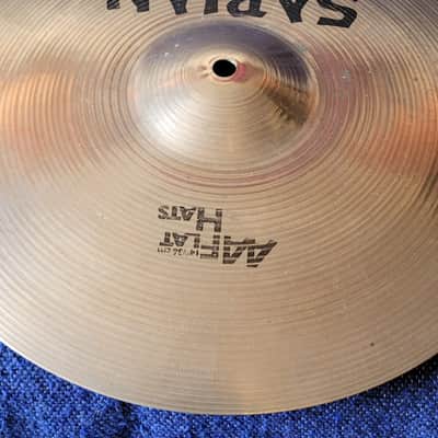 Vintage Sabian 14 Inch Flat Hats Hi Hats Cymbals image 10