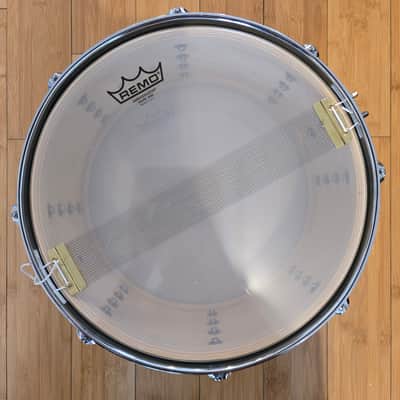 Snares - C&C Drum Co. 7x14 12th & Vine Maple/Poplar "LA Camco" Snare Drum (Antique White/Gold Duco) image 7